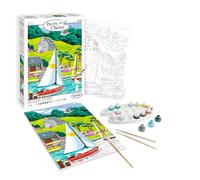 Sentosphère- Palette d'Artiste - Pont D'Aven - Peinture par numéros - 16 couleurs - Qualité Beaux Arts - Loisirs et créatifs adultes - Made in France