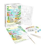 Sentosphère- Palette d'Artiste - Tea Time - Peinture par numéros - 16 couleurs - Qualité Beaux Arts - Loisirs et créatifs adultes - Made in France