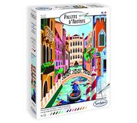 Sentosphère- Palette d'Artiste - Venise - Peinture par numéros - 16 couleurs - Qualité Beaux Arts - Loisirs et créatifs adultes - Made in France