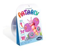 Sentosphère - Patarev - Blister de 5 Pots - Papillon - Pâte à Modeler - pour créations artistiques - Multicouleur - pour Enfants dès 6 Ans - Assemblé en France