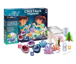 Sentosphère - Planète Science - Cristaux Magiques - Apprendre Comment se forment Les Cristaux et en découvrir la Magie - pour Enfants dès 8 Ans - Fabriqué en France - 28950