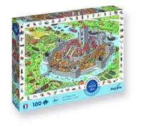 Sentosphère – Puzzle 100 pièces Le Château Fort – Coffret créatif Jeu d'observation 6+ (7506)