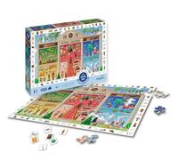 Sentosphère – Puzzle 100 pièces Le Musée du Monde – Cherche et Trouve – Coffret créatif dès 6 ans