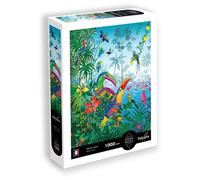 Sentosphère - Puzzle 1000 pièces - Puzzle Adultes - Illustrations - Jardin Tropical - Peggy Nille - Impression en 7 Couleurs - Toucher Soyeux - Qualité Premium - Boite écologique - Made in France
