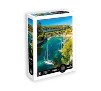 Création Véronique Debroise- Puzzle 1000 pièces-Paysage-Les Calanques de Cassis-Côte d'Azur, 7105, Multicouleurs