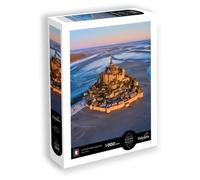 Sentosphère Puzzle Calypto 1000 pièces Le Mont-Saint-Michel Normandie Toucher soyeux Dès 9 ans