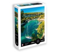 Sentosphère Puzzle 1000 pièces – Les Calanques de Cassis (Paysage) – Côte d'Azur, Multicouleurs