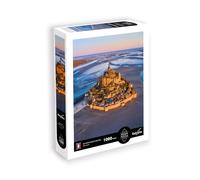 SentoSphère - Calypto - Puzzle - Collection Paysage - Le Mont-Saint-Michel - Normandie - 1000 pièces - Un Puzzle 68,5 x 48 cm - A partir de 9 Ans - Fabrication française