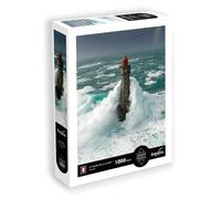 Sentosphère - Puzzle 1000 pièces - Puzzle Adultes - Paysage - Le Phare de la Jument - Bretagne - Impression en 7 Couleurs - Toucher Soyeux - Qualité Premium - Boite écologique - Made in France