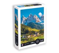 Sentosphère - Puzzle 1000 pièces - Puzzle Adultes - Paysage - Les Dolomites - Italie- Impression en 7 Couleurs - Toucher Soyeux - Qualité Premium - Boite compacte écologique - Made in France