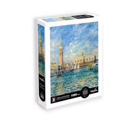 SentoSphère - Puzzle 1000 pièces Adultes - Vue de Venise (Le Palais des Doges) - Pierre-Auguste Renoir