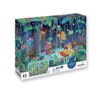 Sentosphère Puzzle 24 pièces x 2 – Elfes et Fées – Multicouleurs