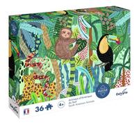 Sentosphère Puzzle 36 pièces Animaux d'Amérique du Sud Costa Rica Multicolore