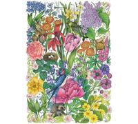 Sentosphère - Puzzle 500 pièces - Puzzle Adultes - Affiche - Les Fleurs de Printemps - Impression en 7 Couleurs - Toucher Soyeux - Qualité Premium - Boite compacte écologique - Made in France