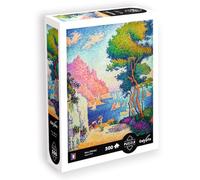 Sentosphère - Puzzle 500 pièces - Puzzle Adultes - Œuvre d'art - Capo di Noli - Paul Signac - Impression en 7 Couleurs - Toucher Soyeux - Qualité Premium - Boite écologique - Made in France