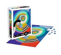Sentosphère - Puzzle 500 pièces - Puzzle Adultes - Œuvre d'art - Rythme n°3 - Robert Delaunay - Impression en 7 Couleurs - Toucher Soyeux - Qualité Premium - Boite écologique - Made in France