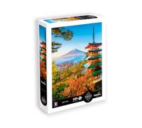 Sentosphere - Puzzle 500 pièces XL - Mont Fuji - des pièces de Plus Grande Taille pour Plus de facilité - Toucher Velours - 2mm d’épaisseur - Riches en Couleurs - 68x48cm