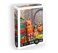 Sentosphère - Puzzle 500 pièces XL - Puzzle Adultes - Médina de Fès - Maroc - Impression en 7 Couleurs - Toucher Soyeux - Qualité Premium - Boite compacte écologique - Made in France