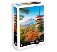 Sentosphère - Puzzle 500 pièces XL - Puzzle Adultes - Paysage - Mont Fuji - Impression en 7 Couleurs - Toucher Soyeux - Qualité Premium - Boite compacte écologique - Made in France