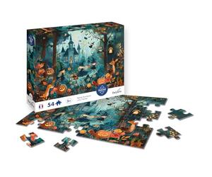 Sentosphère - Puzzle - 54 pièces - Petites Sorcières - Création Sentosphère - Coffret créatif avec Histoire Incluse pour Enfants dès 5 Ans - 7809