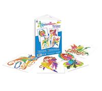 SentoSphère - RECHARGE AQUARELLUM JUNIOR - Sentosphere - 677R - NYMPHES - Recharge Cartes Aquarellum - Kit peinture - Peinture Aquarellable Magique - A partir de 6 ans - fabriqué en France