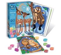 Sentosphère - Sablimage Les Inséparables - Coffret créatif pour Enfants dès 7 Ans - Création de Tableaux avec Sable coloré - Kit Complet avec Tableaux prédécoupés, Sable coloré, et Notice - 8200