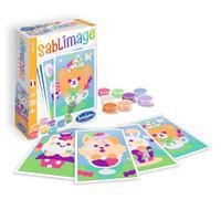 Sentosphère - Sablimage Mini Kawaii - Kit Loisirs créatifs Enfant - 4 Tableaux en Sable - 9 Couleurs de Sable coloré - Concept Box avec Cadre - Dès 4 Ans - Fabriqué en France - 8105