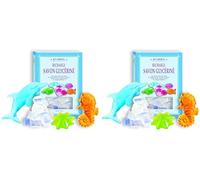 Sentosphère - Savon Glycerine 450 grammes - Kit Fabrication Savon - Atelier creatif Enfant - Savon et Senteur Nature - A partir de 8 Ans - Fabrication Française (Lot de 2)