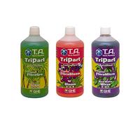 Senua-General Hydroponics Hard Warter Flora Series QT - FloraGro, FloraBloom et FloraMicro - Nutriments pour Jardin, pelouse, approvisionnement, Entretien - 1 L