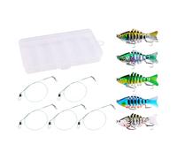 Señuelo de robótico | Señuelos robóticos 3D realistas para | Equipo de para costera, de surf, Lucio, trucha, en estanques de agua Salada, en, en alta mar, río, Aguas pro