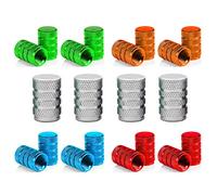 Senven Capuchon Potence en Aluminium Couleur de Haute qualité 20pcs, soupape Anti-poussière pour Voiture, Moto, Camion, air Bicyclette afin d'éviter Les fuites d'air - Valve Pneu Universelle