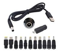 Senvenelec Jeu d'adaptateurs DC-AC 13 pièces Connecteur DC 5,5 x 2,1 mm (Juste Un convertisseur de connecteur, renseignez-Vous Bien Avant d'acheter)