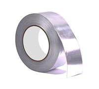 senvenelec ruban en aluminium ruban en aluminium auto-adhésif, ruban en aluminium résistant à la chaleur, adapté pour spécial température ventilation et isolant et réparer - 25mm x 50m - 1pcs.