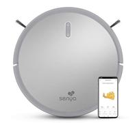 Senya aspirateur Robot Laveur My Little Robot SYCN-VC009, connecté en WiFi et Programmable Via Application/télécommande, 2000Pa, 120mins pour Tapis et sols durs, Silencieux <60 DB, idéal pour Poils…