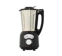 Senya Blender Chauffant Noir INOX Cook & Ice V3, Mixeur Soupe Veloutée/Moulinée, Cuisson Vapeur, Glace Pilée Smoothies, 1, 5L,1400W, SYCP-HB008N