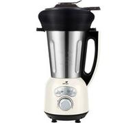 SENYA Blender chauffant avec Panier Vapeur 2L - 1400W - Crème - Cook & Ice V3