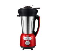 Senya Blender Chauffant Cook&ice Rouge Et Son Panier Vapeur En Silicone Piable De 2l Sycp-Hb008ra