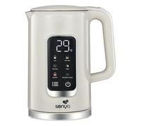 SENYA Bouilloire électrique programmable double paroi crème avec 5 menus automatiques SYBF-K043C