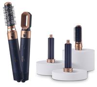 SENYA Brosse Soufflante 5 en 1 Air Styler & Sèche-cheveux - Lissage, Séchage, Boucles, Brushing & Volume - Multistyler 1000W - Hair Designer Couleur Bleu Marine