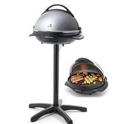 Senya Barbecue électrique Easy Grill SYCK-G043 2 en 1 sur pied et sur table plaque fonte alu 2200W