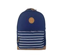 EASYOU Sac à dos Amsterdam 25 L – Ordinateur 15″ – Bleu – Tissu recyclé GRS – Imperméable