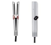 SENYA Lisseur Séchant Hair Fusion - Sans plaques chauffantes - Lisse et Sèche en même temps - Sèche-Cheveux Wet & Dry - Sans dommage thermiques - Affichage LED pour Température (Argent)