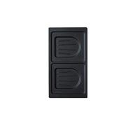 SENYA Lot de 2 plaques croque-monsieur - Gaufrier Multi Waffles