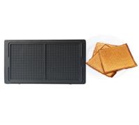 SENYA Lot de 2 plaques gaufrettes - Gaufrier Multi Waffles SYCK-WM003-SP2