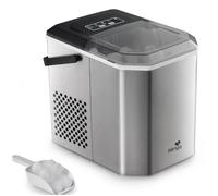 SENYA Machine à Glaçons, 2 Tailles de Glaçons, Jusqu'à 12kg en 24h, Réservoir 1,3L - Écran LED - Détection Infrarouge - Acier Inoxydable