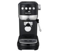 SENYA Machine à expresso noire 20 bars, 1,1L, 1350W - Tasty Coffee