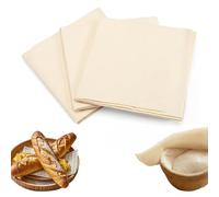senylanhxy Serviettes à pain pour la fabrication du pain - 100 % coton bio pour se lever - Torchon respirant pour la fabrication du pain - Serviettes de cuisson non blanchies - Serviette en tissu pour