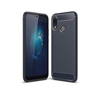 senza marchio Compatible avec Huawei P20 Lite (2018)/ Nova 3E ANE-LX1 / ANE-L21 ANE-LX1 / LX2 / LX3 Coque de Protection en Gel Silicone TPU Souple Souple Matte Ultra Soft Slim Case (Bleu)