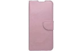 senza marchio Compatible avec Xiaomi Redmi Note 10 / Note 10S / M2101K7AI M2101K7AG Étui de protection à rabat magnétique en gel TPU Eco Cuir Rose