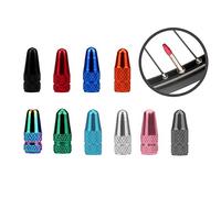 SENZEAL 20 Pièces Bouchons de Valve Vélo de Couleur Française Couvre de Valve Presta en Aluminium Bouchons pour Route VTT Bicyclette de vélo Bouchons Valve Velo Bouchon de Valve Presta Vélo No.22